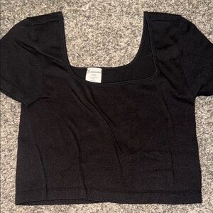Wild Fable Black Crop Top
